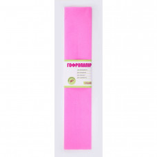 Гофро папір рожевий 55%  26,4г/м2  (50см*200см)