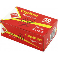 Скріпки 78мм/50шт KLERK