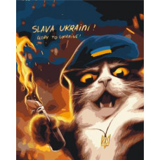 Картина по номерам "Котик повстанець ©Маріанна Пащук", 40*50, KIDS Line