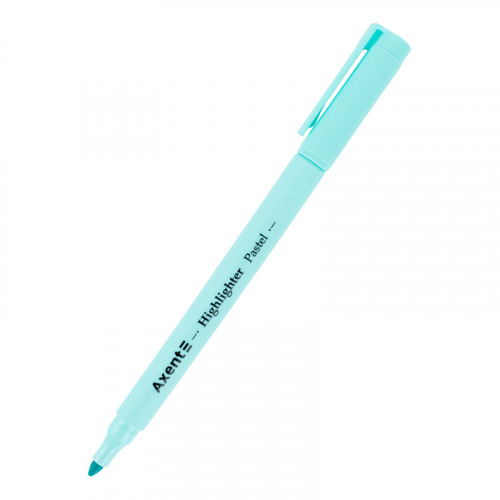 Маркер текстовий Highlighter Pastel Axent 2-4мм клін бірюзовий
