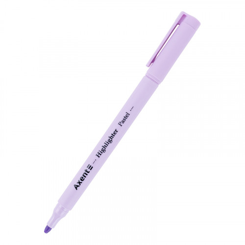 Маркер текстовий Highlighter Pastel Axent 2-4мм клін лавандовий