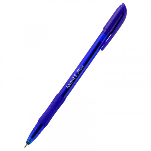 Ручка  AXENT Flow масляна синя