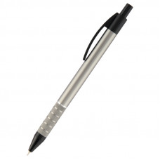 Ручка  AXENT автоматична Prestige корп.металевий сірий, син