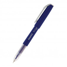 Ручка гелева Axent Autographe 0,5мм, прорезинен корп. синя