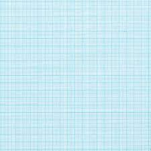 Міліметровий папір в рулоні, 64см х 10м, офсет 70г/м2, блакитний
