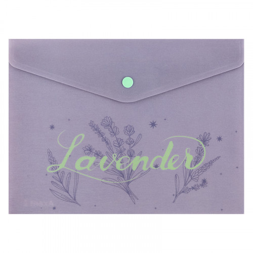 Папка на кнопці А5+ Lavender-1