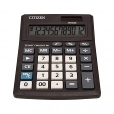 Калькулятор CITIZEN CMB-1201 BK 102*137*31мм 12разр малий формат