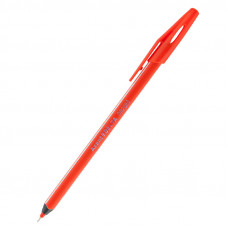 Ручка  Axent Delta масляна непрозора червона
