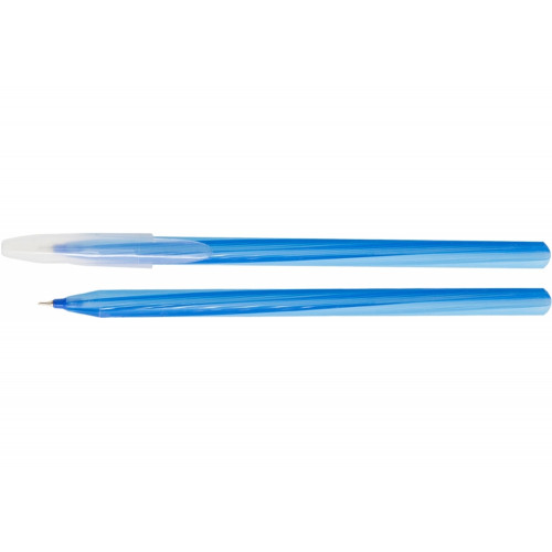 Ручка Е MALIBU масл 0,7 мм, асорті, пише синім
