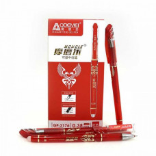 Ручка гелевая JO пиши-стирай 0,38мм, красная