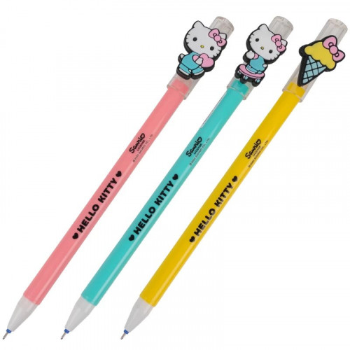 Ручка гелева Kite "пиши-стирай" Hello Kitty, синя