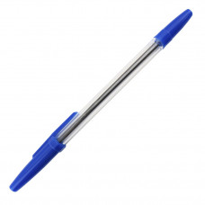 Ручка  KLERK прозора синя