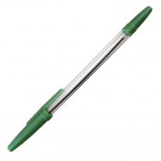 Ручка  KLERK прозора зелена