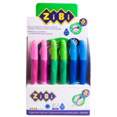 Ручка  ZіBі Kids line для правші з гумовим грипом, синій