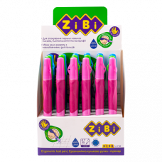 Ручка  ZіBі Kids line для шульги з гумовим грипом синя