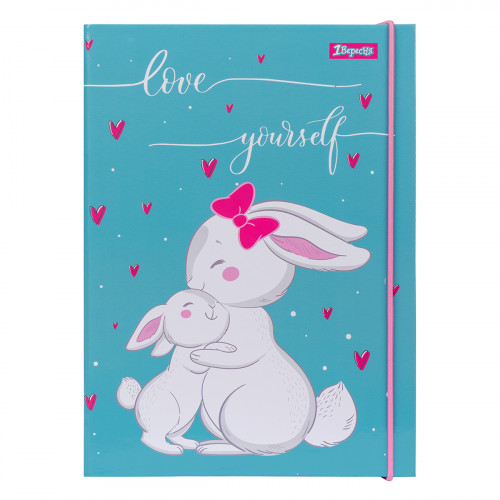 Папка для зошитів 1Вересня картонна В5 "Bunny"