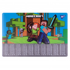 Підкладка для столу YES 43x29 см "Minecraft" табл. множення