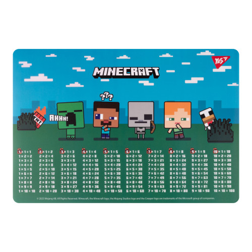 Підкладка для столу  Yes "Minecraft. Boom" табл.умнож.