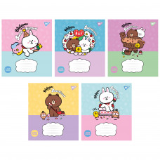 Зошит 12арк.  коса лінія Yes Line Friends. Sweetieland