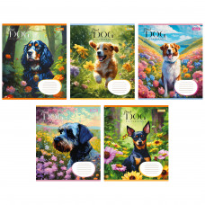 Зошит 12 арк.лінія 1В Floral dog