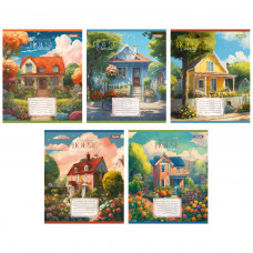 Зошит 18арк. клітинка 1В House colorful