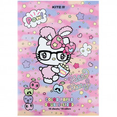 Папір кольор. двостор. (15арк/15кол), А4 Kite Hello Kitty