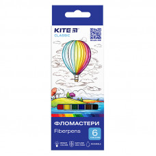 Фломастери Kite Classic   6 кол