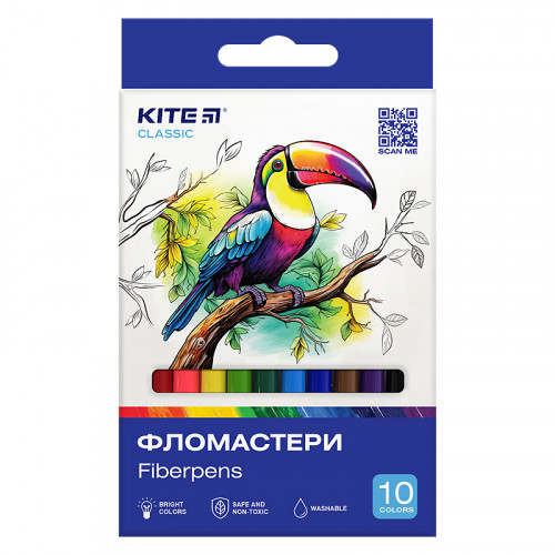 Фломастери Kite Classic  10 кол