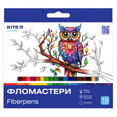 Фломастери Kite Classic  18 кол