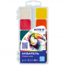 Акварель Kite Classic 10кол.