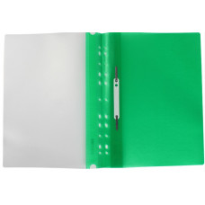 Папка швидкозшивач  4Office з карм 500мкм зелена