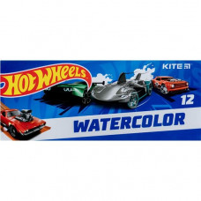 Акварель Kite Hot Wheels. 12кол. картн.упаковка