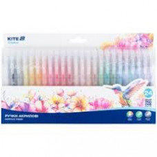 Ручки акрилові, набір 24шт Kite Creative