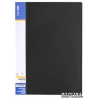 Папка швидкозшивач  ECONOMIX з карм 700мкм чорна