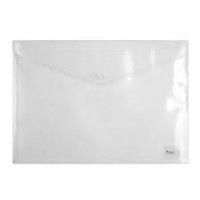 Папка на кнопці Axent А4, прозора