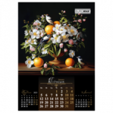 Календар настінний А2 на пружині 2026р. Flowers and birds