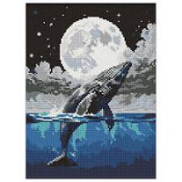 Набір з алмазною мозаїкою "Стрибок до небес" 30х40см