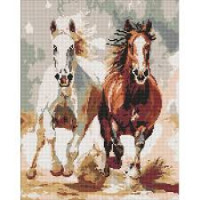 Набір з алмазною мозаїкою "Чуттєвий забіг" 40х50см