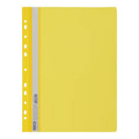 Папка-швидкозшивач з перфорацією. А4, жовтий, 12шт/уп