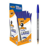 Ручка BIC "Cristal Large", синя, 50 шт/уп