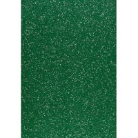 Фетр з глітером, зелений, 21*30см