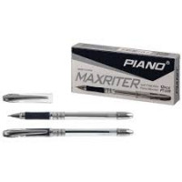 Ручка кулькова масло "Piano" Maxriter 0,5мм (чорна)